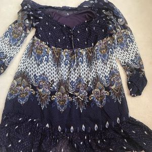 Colorful sheer dress